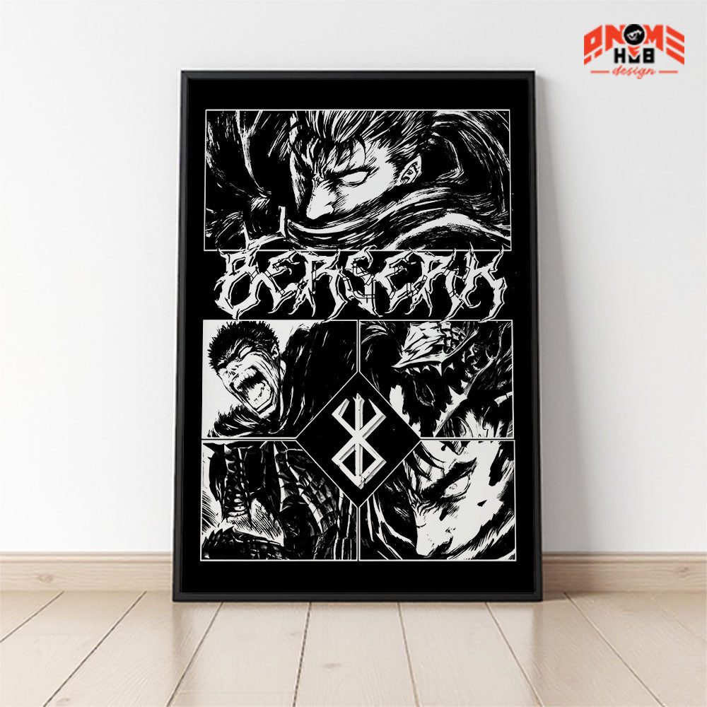 Berserkk 19 Poster/Canvas, Art Anime Wall Print, Wall Decor  –  Poster/Canvas ANIME HUB