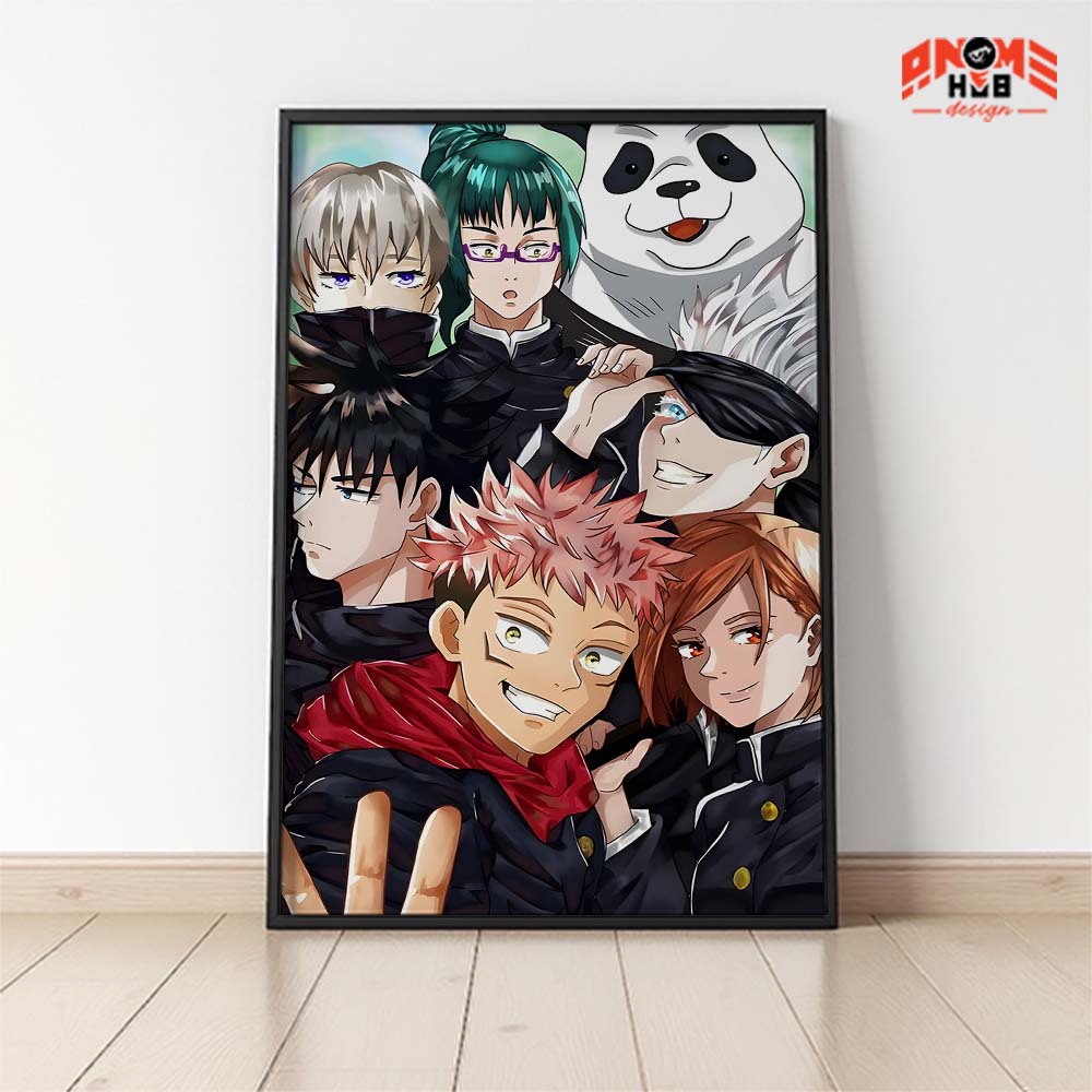 Jujustsuu Kaiisenn 18 Poster/Canvas, Art Anime Wall Print, Wall Decor  –  Poster/Canvas ANIME HUB