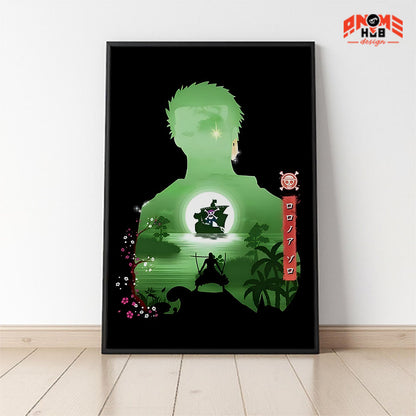 Onee Piecee Poster/Canvas, Art Anime Wall Print, Wall Decor  – Rorronnoa Zoorro  Poster/Canvas ANIME HUB
