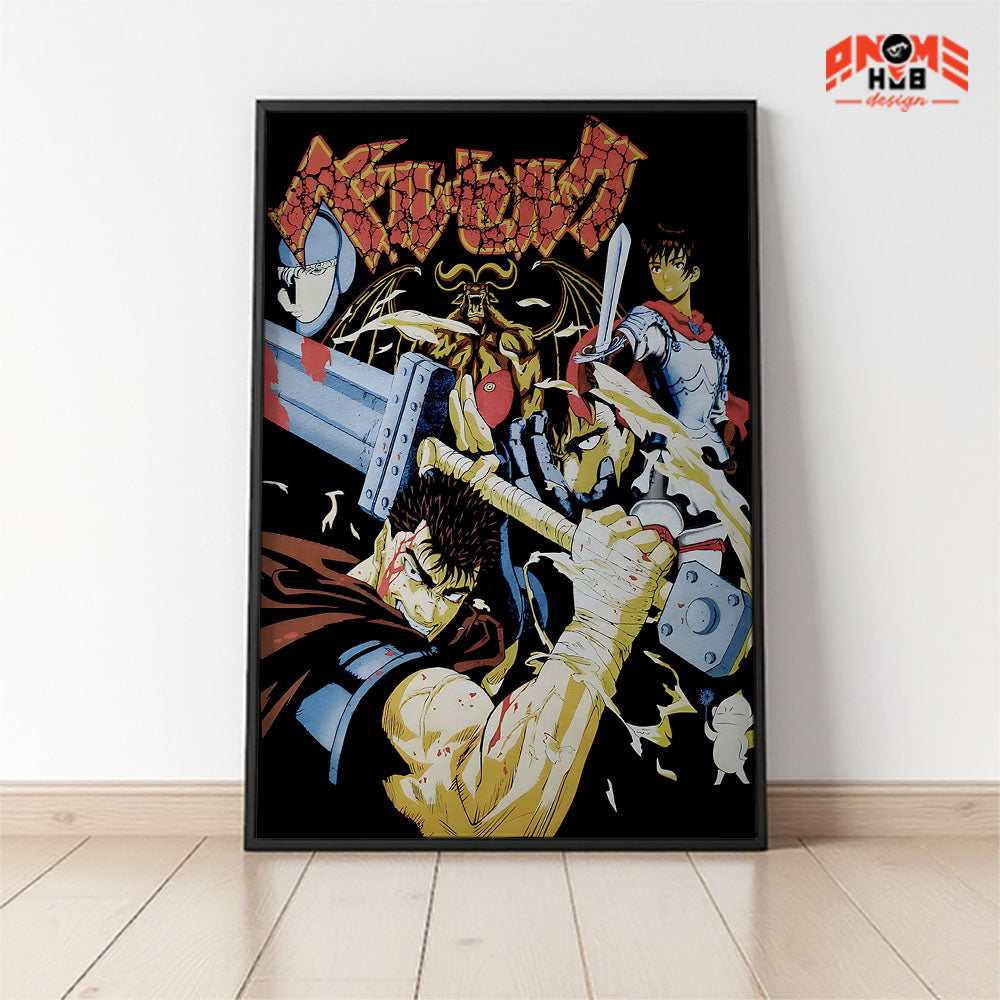 Berserkk 16 Poster/Canvas, Art Anime Wall Print, Wall Decor  –  Poster/Canvas ANIME HUB