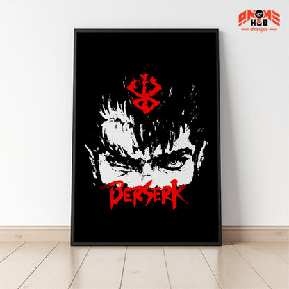 Póster de Griffith del anime Berserk | Arte mural de Berserk | Póster de Berserk | Impresión decorativa de alta calidad