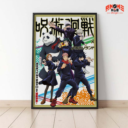 Jujustsuu Kaiisenn 15 Poster/Canvas, Art Anime Wall Print, Wall Decor  –  Poster/Canvas ANIME HUB