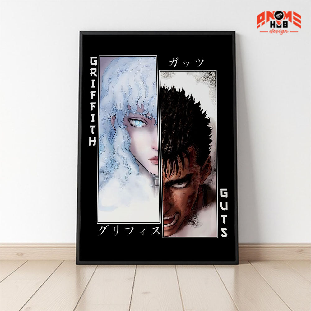 Berserkk 6 Poster/Canvas, Art Anime Wall Print, Wall Decor  –  Poster/Canvas ANIME HUB