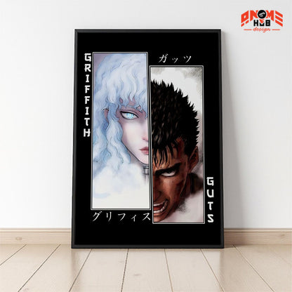 Berserkk 6 Poster/Canvas, Art Anime Wall Print, Wall Decor  –  Poster/Canvas ANIME HUB