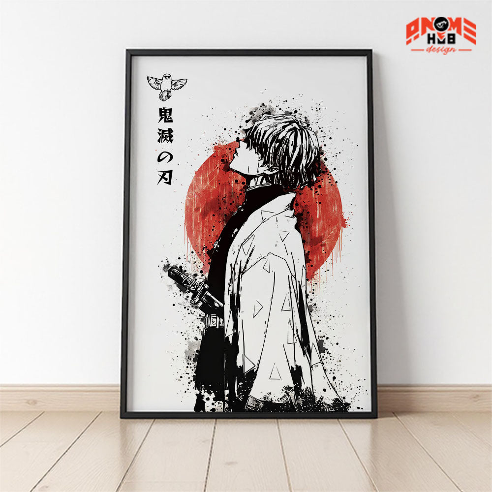 Demoon Slayerr Poster/Canvas, Art Anime Wall Print, Wall Decor  – Aggattsuuma Zeenittsu Poster/Canvas ANIME HUB