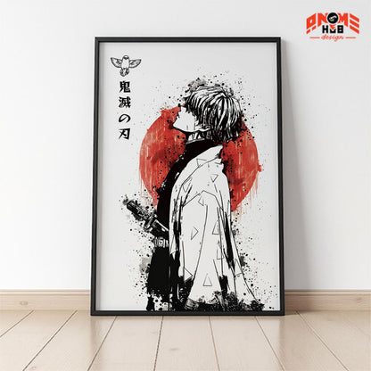 Demoon Slayerr Poster/Canvas, Art Anime Wall Print, Wall Decor  – Aggattsuuma Zeenittsu Poster/Canvas ANIME HUB