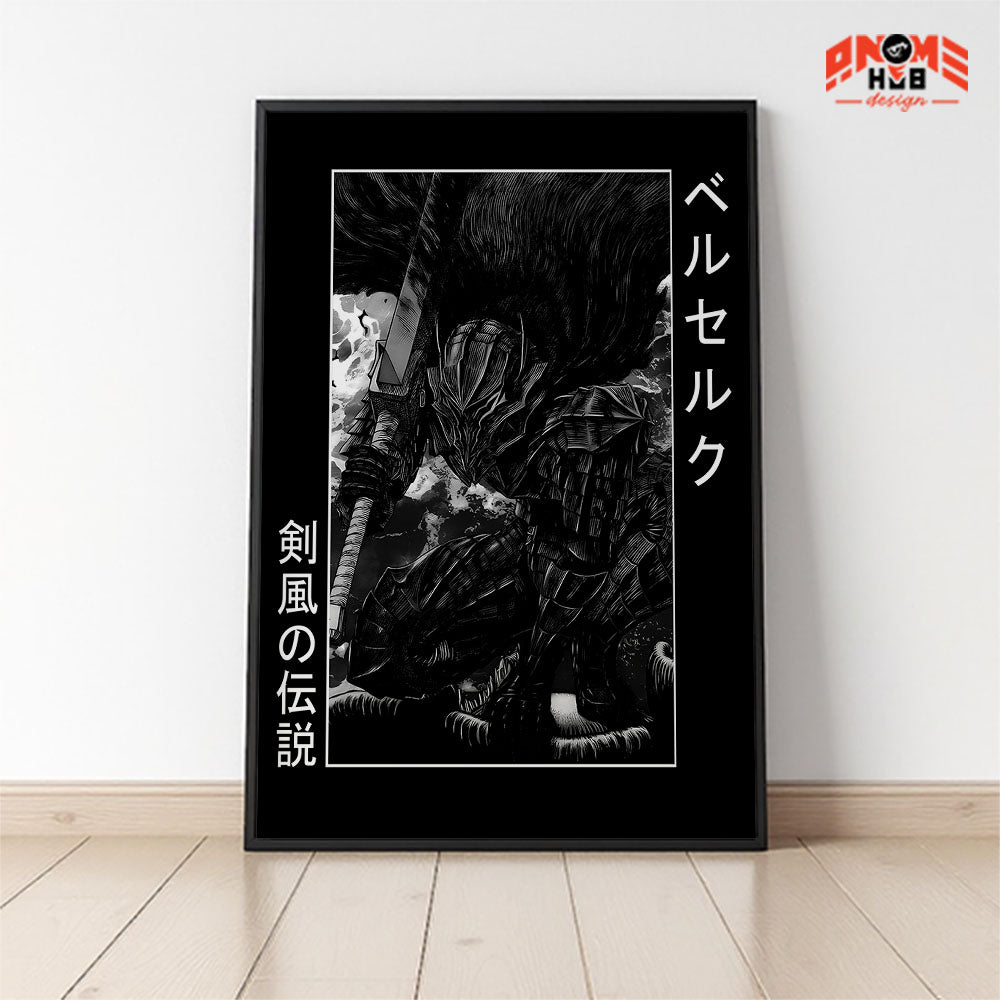 Berserkk 3 Poster/Canvas, Art Anime Wall Print, Wall Decor  –  Poster/Canvas ANIME HUB