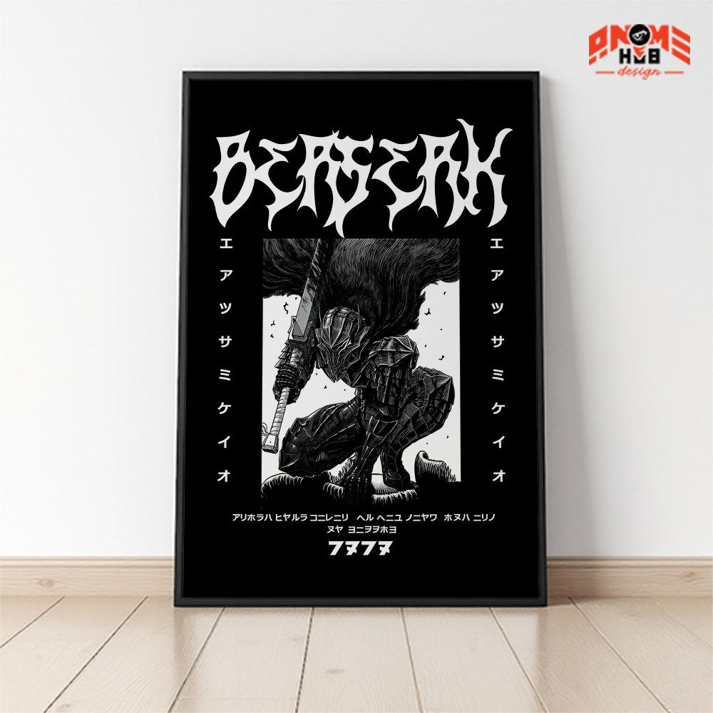 Berserkk 15 Poster/Canvas, Art Anime Wall Print, Wall Decor  –  Poster/Canvas ANIME HUB