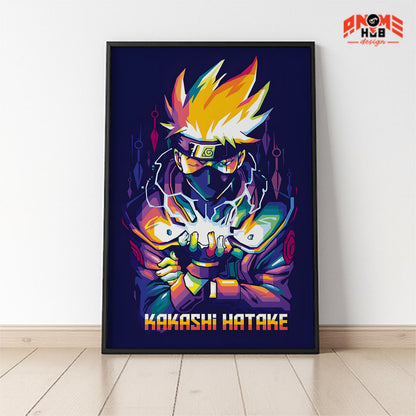 Narrutoo Poster/Canvas, Art Anime Wall Print, Wall Decor  – Hattakee Kakaasshi  3 Poster/Canvas ANIME HUB