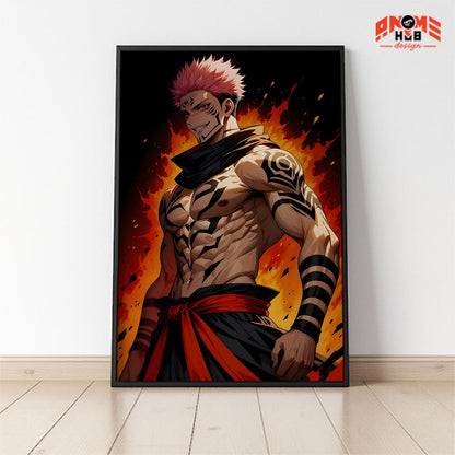 Jujustsuu Kaiisenn 7 Poster/Canvas, Art Anime Wall Print, Wall Decor  –  Poster/Canvas ANIME HUB