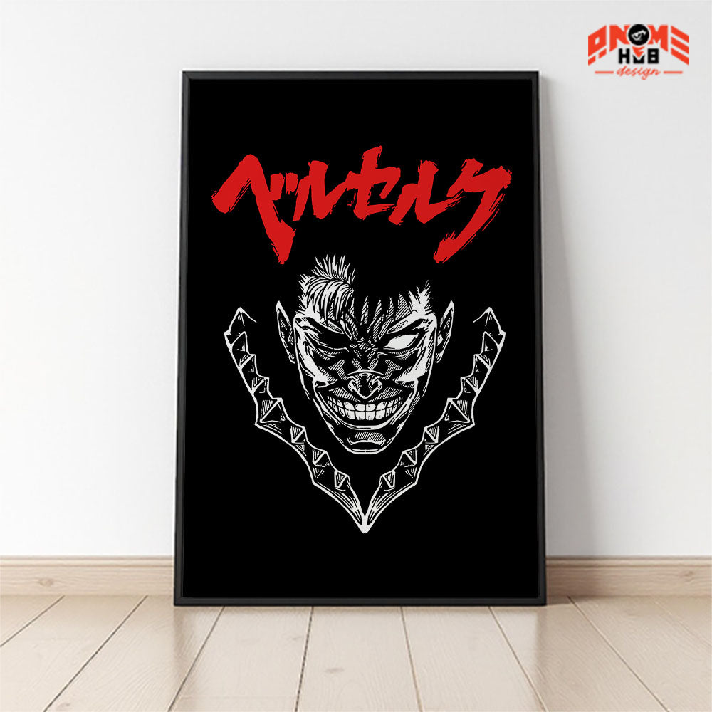 Póster de Griffith del anime Berserk | Arte mural de Berserk | Póster de Berserk | Impresión decorativa de alta calidad
