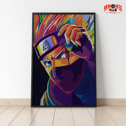 Narrutoo Poster/Canvas, Art Anime Wall Print, Wall Decor  – Hattakee Kakaasshi  2 Poster/Canvas ANIME HUB