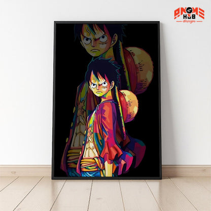 Onee Piecee Poster/Canvas, Art Anime Wall Print, Wall Decor  – Luuffyy  Poster/Canvas ANIME HUB