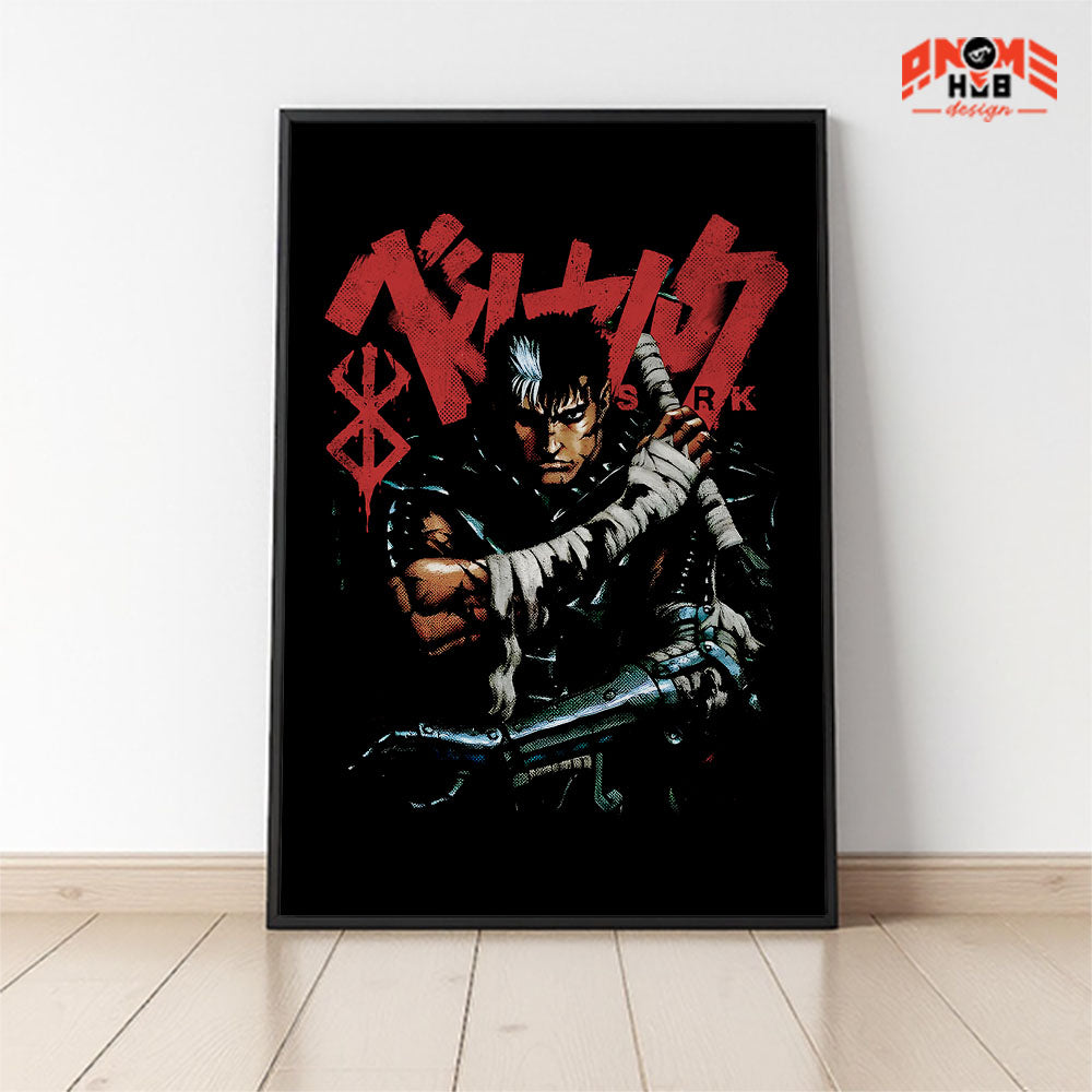 Berserkk 9 Poster/Canvas, Art Anime Wall Print, Wall Decor  –  Poster/Canvas ANIME HUB