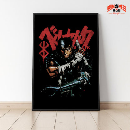 Berserkk 9 Poster/Canvas, Art Anime Wall Print, Wall Decor  –  Poster/Canvas ANIME HUB