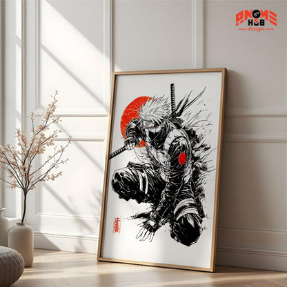 Narrutoo Poster/Canvas, Art Anime Wall Print, Wall Decor  – Hattakee Kakaasshi  Poster/Canvas ANIME HUB