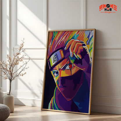 Narrutoo Poster/Canvas, Art Anime Wall Print, Wall Decor  – Hattakee Kakaasshi  2 Poster/Canvas ANIME HUB