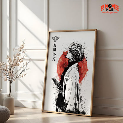 Demoon Slayerr Poster/Canvas, Art Anime Wall Print, Wall Decor  – Aggattsuuma Zeenittsu Poster/Canvas ANIME HUB