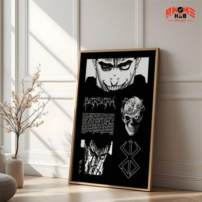 Berserkk 22 Poster/Canvas, Art Anime Wall Print, Wall Decor  –  Poster/Canvas ANIME HUB