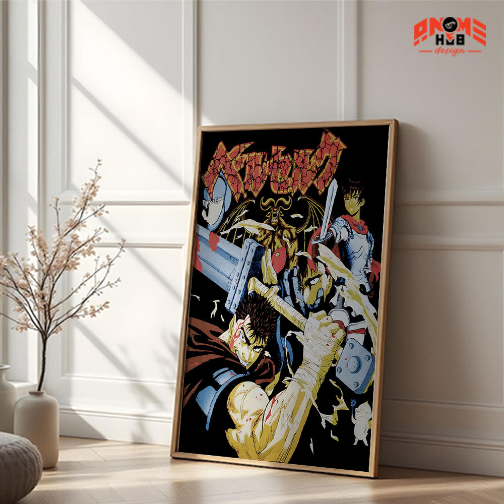 Berserkk 16 Poster/Canvas, Art Anime Wall Print, Wall Decor  –  Poster/Canvas ANIME HUB