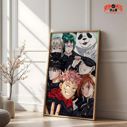 Jujustsuu Kaiisenn 18 Poster/Canvas, Art Anime Wall Print, Wall Decor  –  Poster/Canvas ANIME HUB