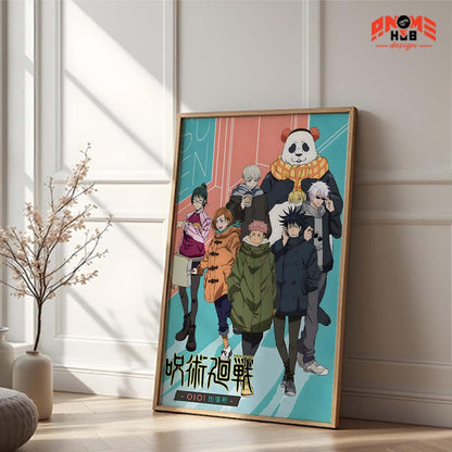 Jujustsuu Kaiisenn 17 Poster/Canvas, Art Anime Wall Print, Wall Decor  –  Poster/Canvas ANIME HUB