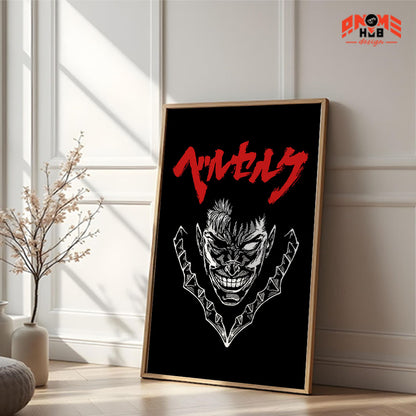 Póster de Griffith del anime Berserk | Arte mural de Berserk | Póster de Berserk | Impresión decorativa de alta calidad
