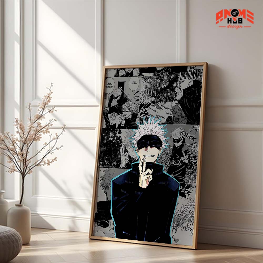 Jujustsuu Kaiisenn 10 Poster/Canvas, Art Anime Wall Print, Wall Decor  –  Poster/Canvas ANIME HUB