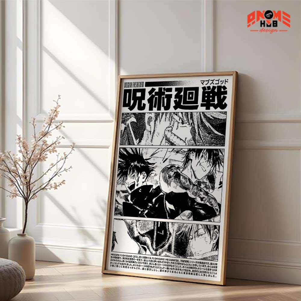 Jujustsuu Kaiisenn 2 Poster/Canvas, Art Anime Wall Print, Wall Decor  –  Poster/Canvas ANIME HUB