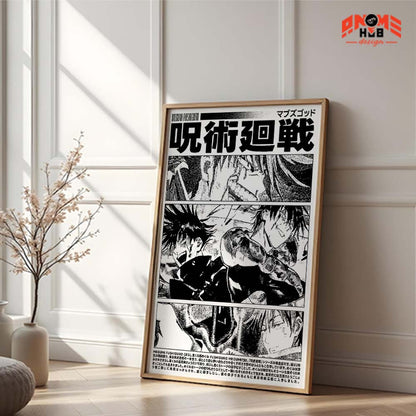 Jujustsuu Kaiisenn 2 Poster/Canvas, Art Anime Wall Print, Wall Decor  –  Poster/Canvas ANIME HUB