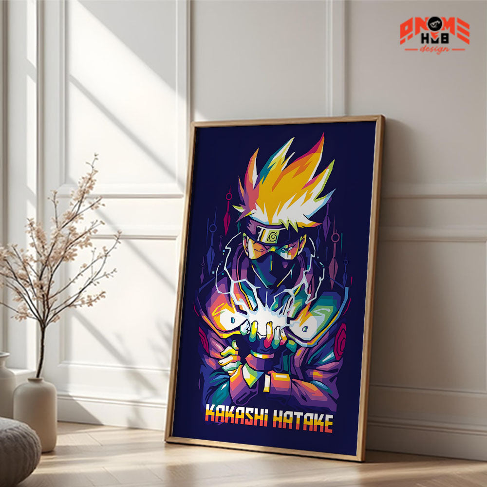 Narrutoo Poster/Canvas, Art Anime Wall Print, Wall Decor  – Hattakee Kakaasshi  3 Poster/Canvas ANIME HUB