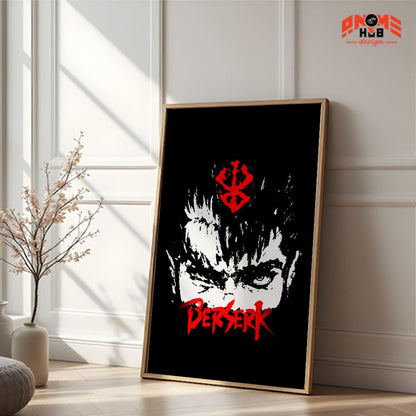 Póster de Griffith del anime Berserk | Arte mural de Berserk | Póster de Berserk | Impresión decorativa de alta calidad