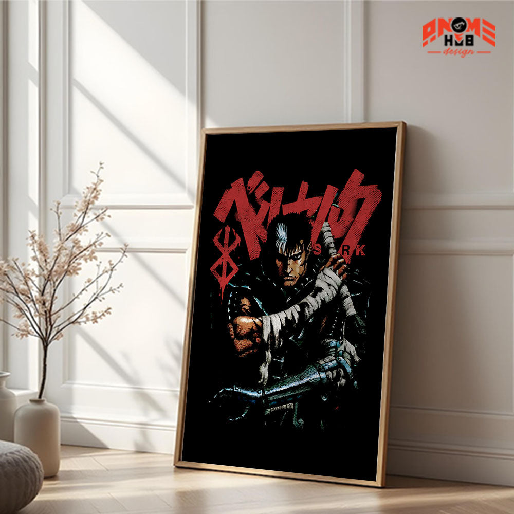 Berserkk 9 Poster/Canvas, Art Anime Wall Print, Wall Decor  –  Poster/Canvas ANIME HUB