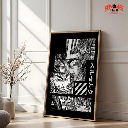 Berserkk 12 Poster/Canvas, Art Anime Wall Print, Wall Decor  –  Poster/Canvas ANIME HUB
