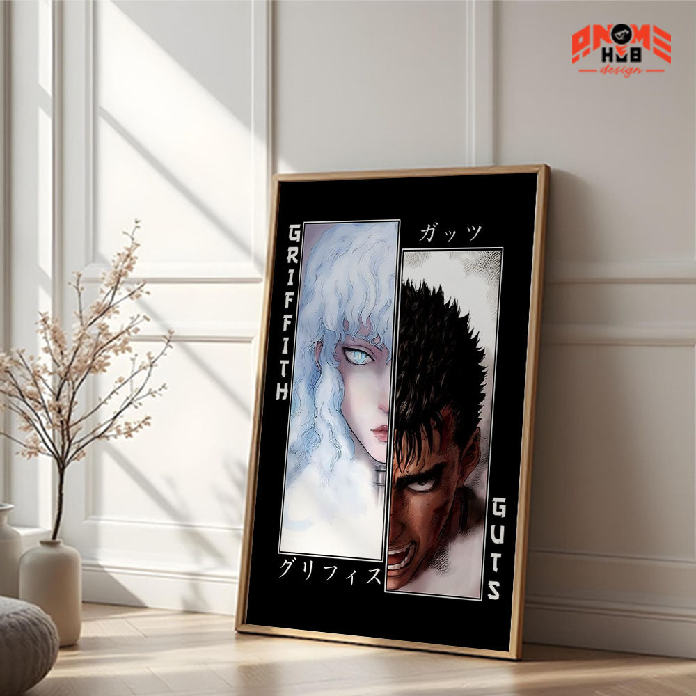 Berserkk 6 Poster/Canvas, Art Anime Wall Print, Wall Decor  –  Poster/Canvas ANIME HUB