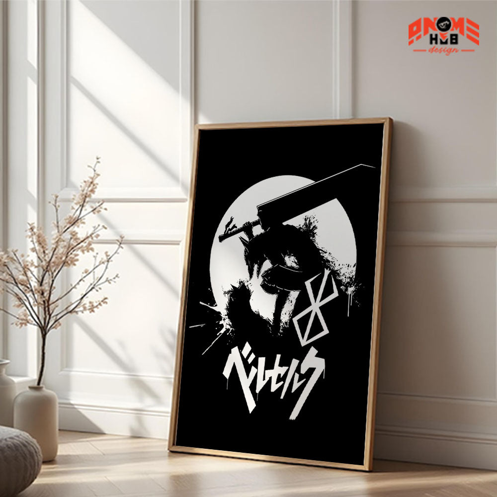 Berserkk 5 Poster/Canvas, Art Anime Wall Print, Wall Decor  –  Poster/Canvas ANIME HUB