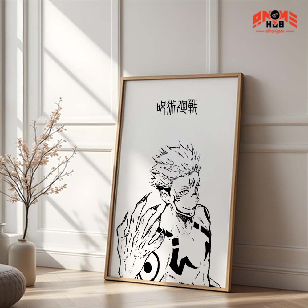 Jujustsuu Kaiisenn 4 Poster/Canvas, Art Anime Wall Print, Wall Decor  –  Poster/Canvas ANIME HUB