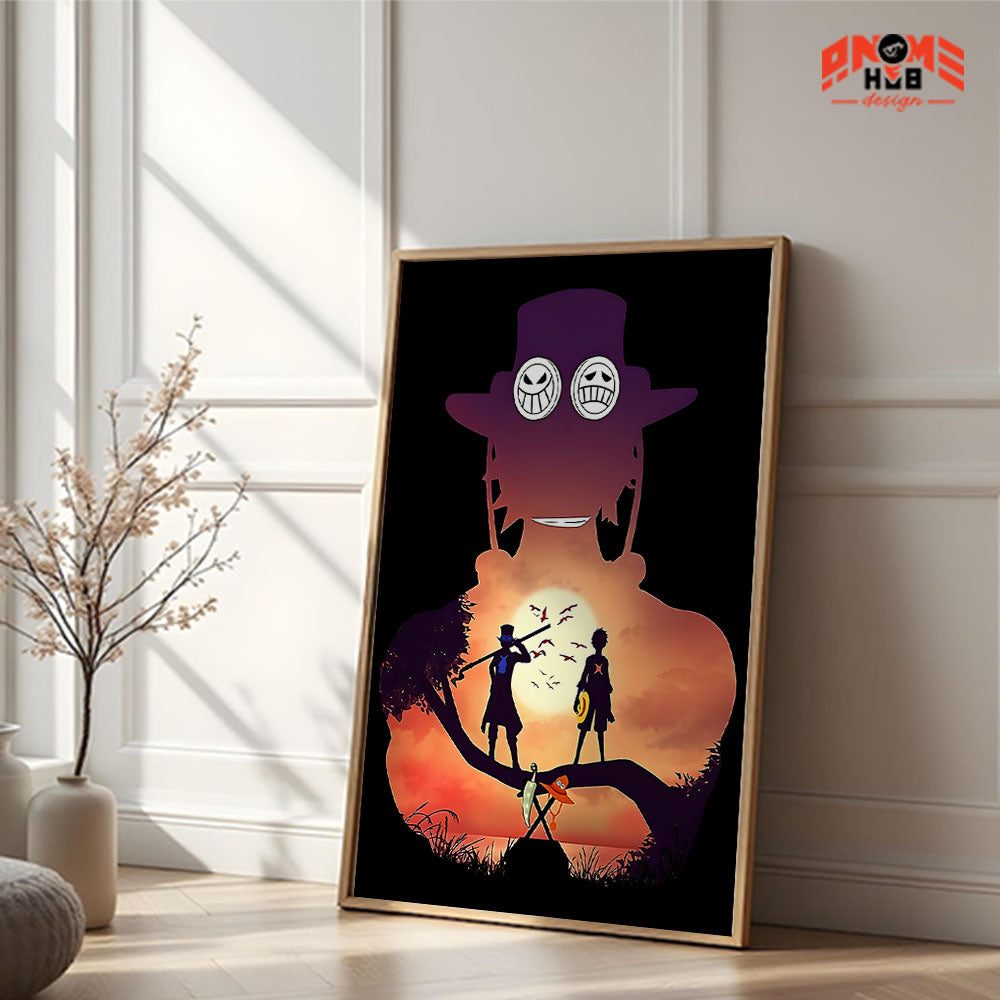 Onee Piecee Poster/Canvas, Art Anime Wall Print, Wall Decor  – Portggas D. Acee  Poster/Canvas ANIME HUB