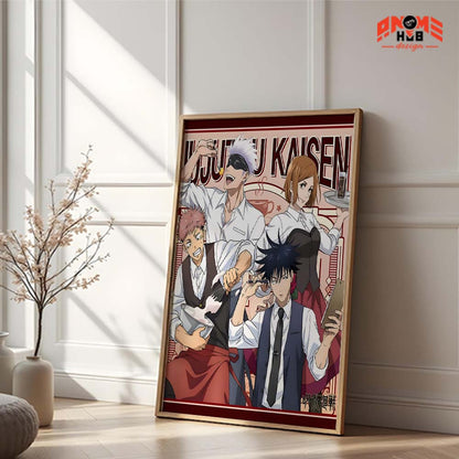 Jujustsuu Kaiisenn 26 Poster/Canvas, Art Anime Wall Print, Wall Decor  –  Poster/Canvas ANIME HUB