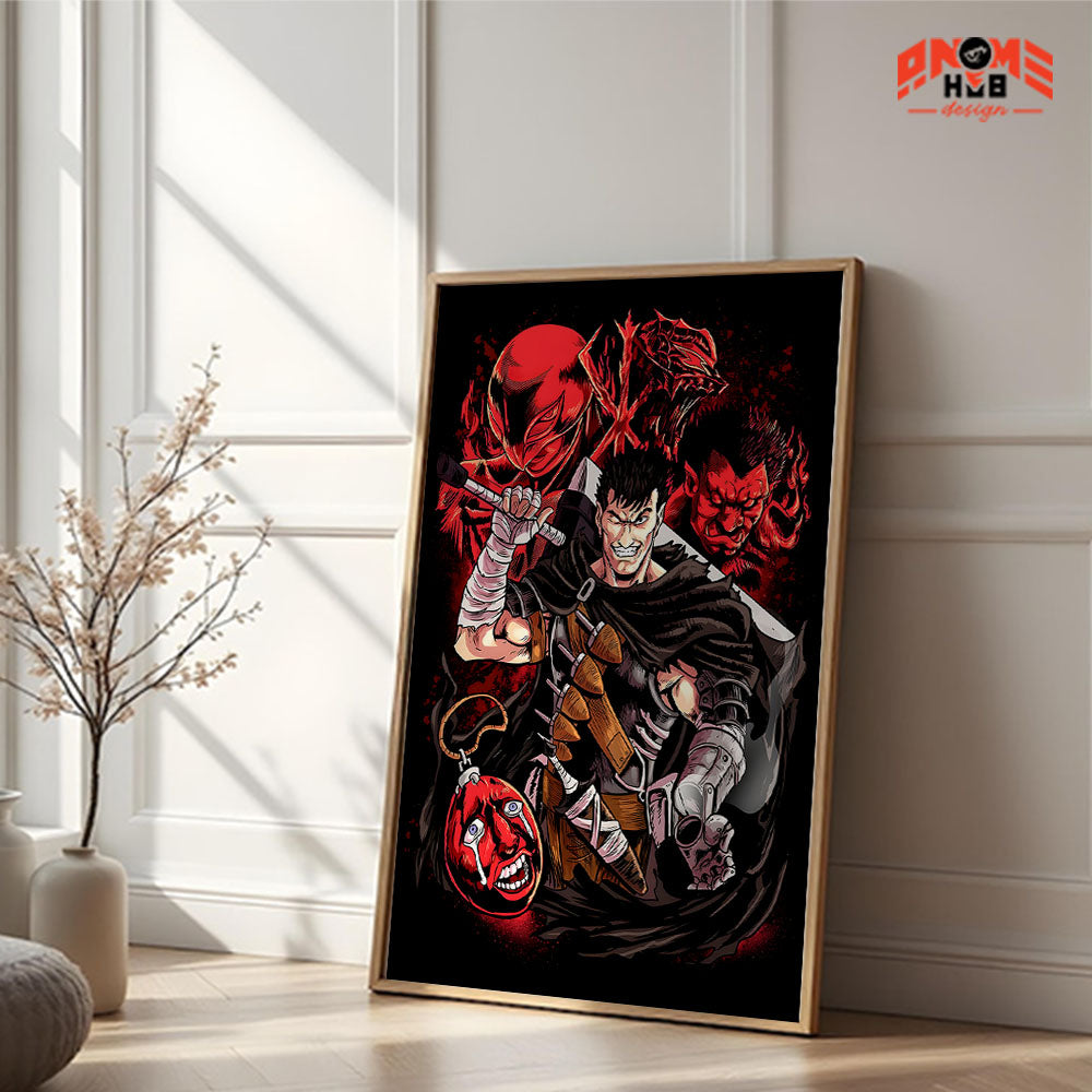 Berserkk 21 Poster/Canvas, Art Anime Wall Print, Wall Decor  –  Poster/Canvas ANIME HUB