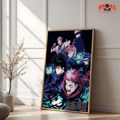 Jujustsuu Kaiisenn 11 Poster/Canvas, Art Anime Wall Print, Wall Decor  –  Poster/Canvas ANIME HUB