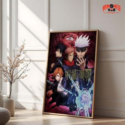 Jujustsuu Kaiisenn Poster/Canvas, Art Anime Wall Print, Wall Decor  –  Poster/Canvas ANIME HUB