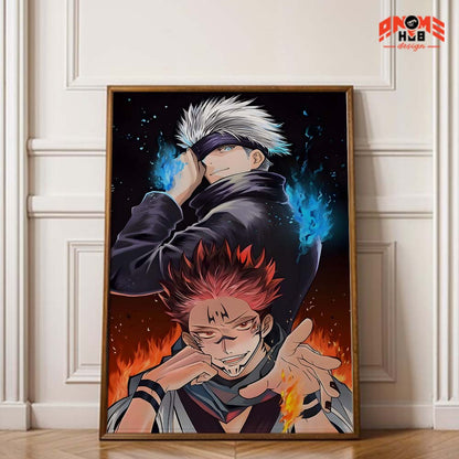 Jujustsuu Kaiisenn 19 Poster/Canvas, Art Anime Wall Print, Wall Decor  –  Poster/Canvas ANIME HUB