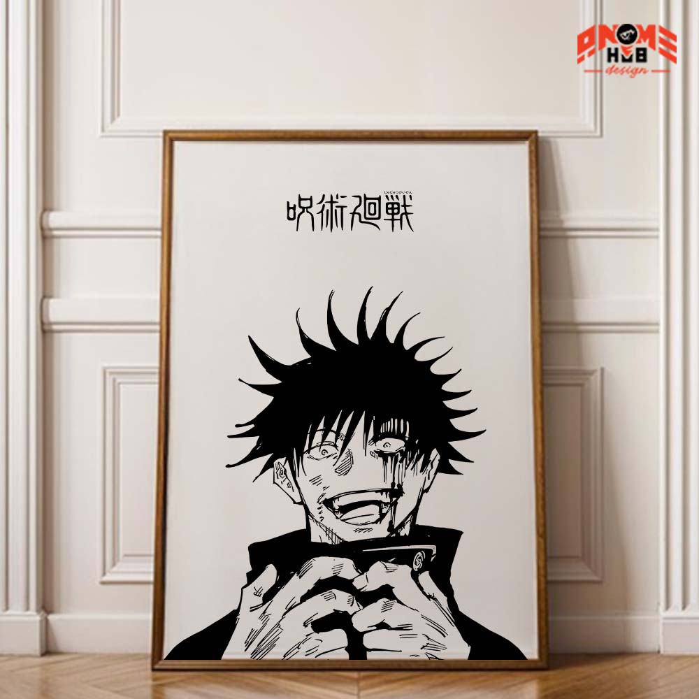 Jujustsuu Kaiisenn 3 Poster/Canvas, Art Anime Wall Print, Wall Decor  –  Poster/Canvas ANIME HUB