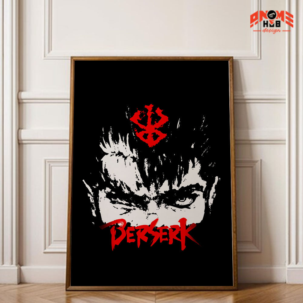 Póster de Griffith del anime Berserk | Arte mural de Berserk | Póster de Berserk | Impresión decorativa de alta calidad