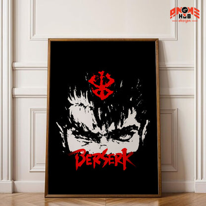 Póster de Griffith del anime Berserk | Arte mural de Berserk | Póster de Berserk | Impresión decorativa de alta calidad