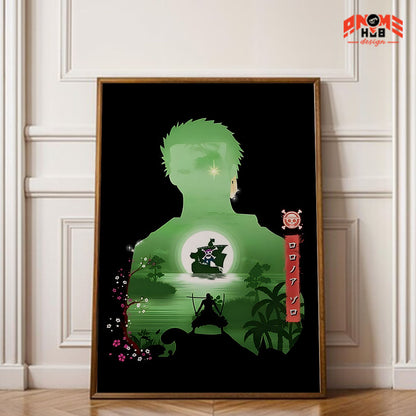 Onee Piecee Poster/Canvas, Art Anime Wall Print, Wall Decor  – Rorronnoa Zoorro  Poster/Canvas ANIME HUB