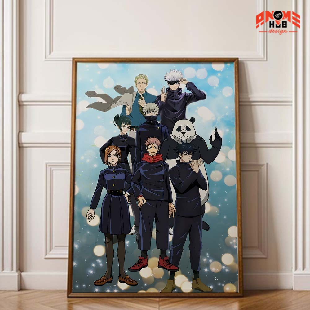Jujustsuu Kaiisenn 12 Poster/Canvas, Art Anime Wall Print, Wall Decor  –  Poster/Canvas ANIME HUB