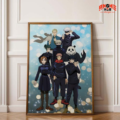 Jujustsuu Kaiisenn 12 Poster/Canvas, Art Anime Wall Print, Wall Decor  –  Poster/Canvas ANIME HUB