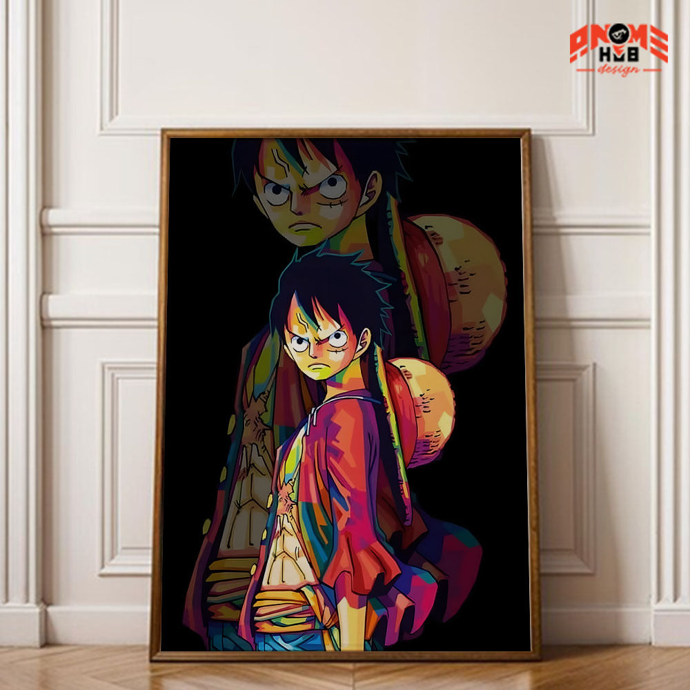 Onee Piecee Poster/Canvas, Art Anime Wall Print, Wall Decor  – Luuffyy  Poster/Canvas ANIME HUB